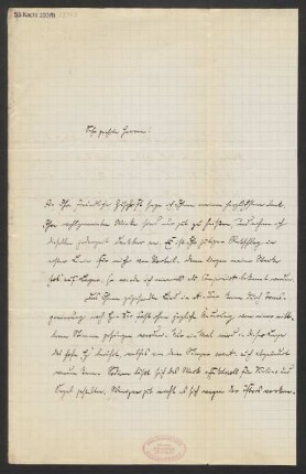 Brief an B. Schott's Söhne : 09.09.1896