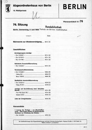 Nr. 76, 9. Juni 1988