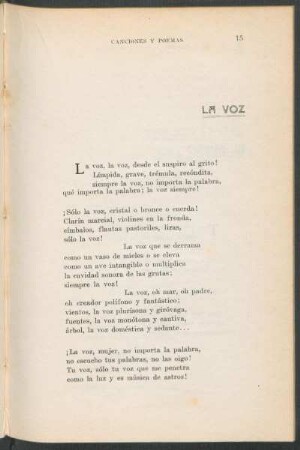 La voz