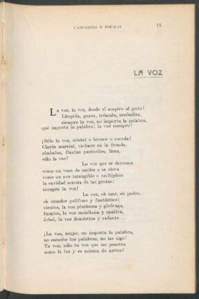 La voz