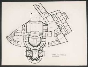 Stadttheater (auch: Opernhaus), Wuppertal Umbau: Grundriss Kellergeschoss