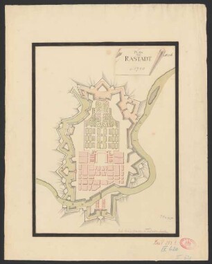 Plan von Rastadt