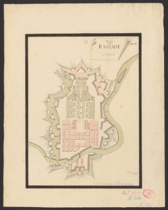 Plan von Rastadt