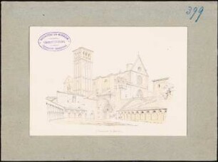 Basilika San Francesco, Assisi: Perspektivische Ansicht