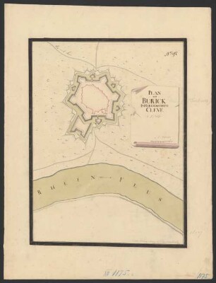 Plan von Burick im Herzogthum Cleve