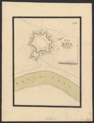 Plan von Burick im Herzogthum Cleve