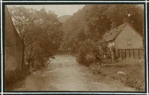 Erster Weltkrieg - "Aus den Stellungskriegen in den Vogesen". Schirmeck, an der Breusch (französisch: Bruche), Département Bas-Rhin