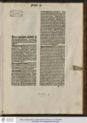 De natura autem scientia fere plurima videtur circa corpora et magnitudines...