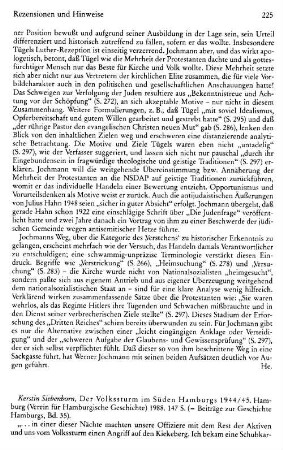 Siebenborn, Kerstin :: Der Volkssturm im Süden Hamburg 1944/45, (Beiträge zur Geschichte Hamburgs, 35) : Hamburg, Verein für Hamburgische Geschichte, 1988