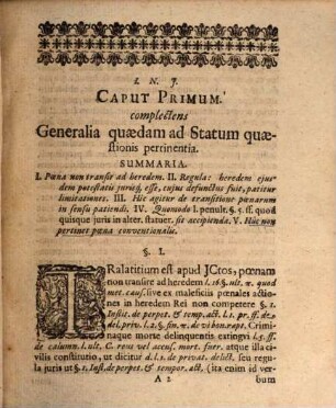 Disputatio Inauguralis Quatenus Poena In Heredes Transeat, Vel Non