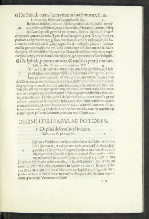 Decimi Libri Fabulae Potiores.