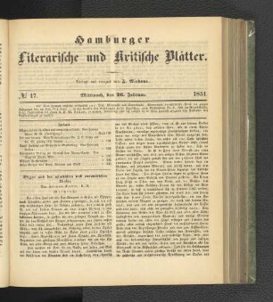 No. 17. 26. Februar 1851