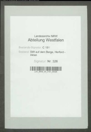 Einforderung rückständiger Abgaben für Häuser von genannten Herforder Bürgern
