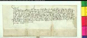 Lehnbrief des Abtes von Liesborn für Lubbert Wendt wegen des Bremenguts im Kirchspiel Diste (Diestedde).