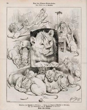 "Aus der Löwen-Kinderstube"