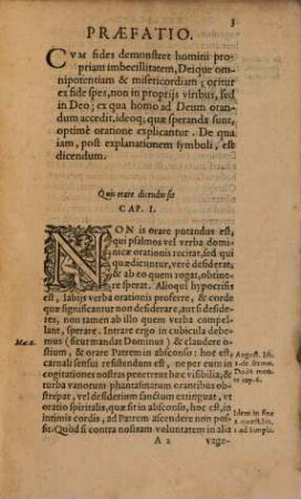 Explicatio Orationis Dominicae ...