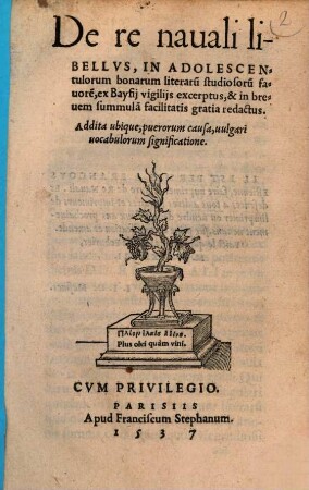 De re navali libellus