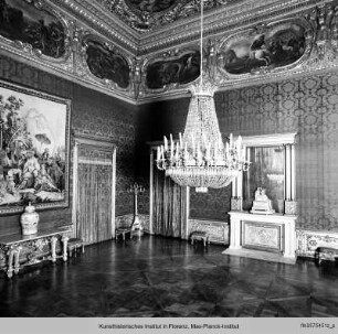 Kassettendecke und Fries, Innenausstattung der Sala dei Paggi im Palazzo Reale in Turin - soffitto e freggio nella Sala dei Paggi nel Palazzo Reale a Torino