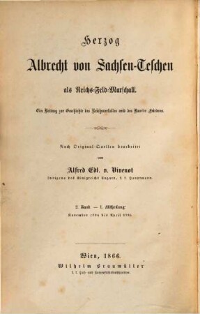 Zur Geschichte des Baseler Friedens : nach Original-Quellen bearb., 1. November 1794 bis April 1795