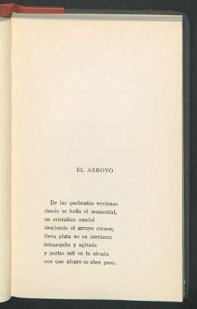 El arroyo