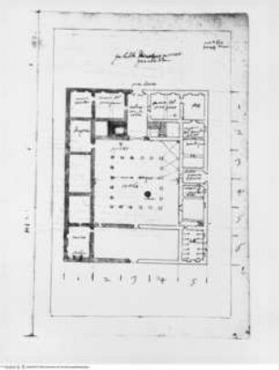 Trattato dell' ordine cinquen e dell' architettura civile, Idealer Palastgrundriss