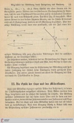 Die Optik der Lupe und des Mikroskopes