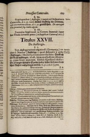 Titulus XXVII.