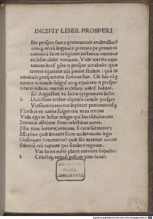 Epigrammata de virtutibus et vitiis ex dictis Augustini : mit kurzer Vita des Autors