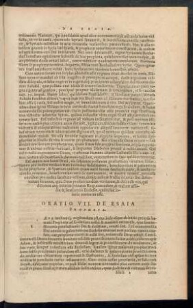 Oratio VII. De Esaia Propheta.