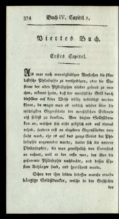 Viertes Buch. [Geschichte der neuern Religionsphilosophie]