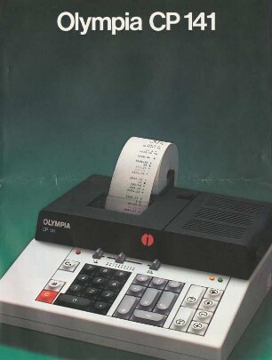 Druckende Rechenmaschine "Olympia CP 141" der Olympia-Werke