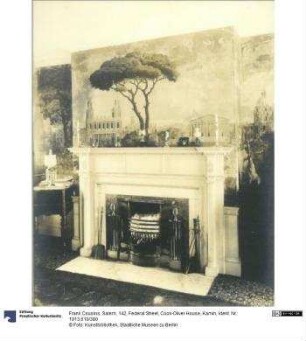 Salem, 142, Federal Street, Cook-Oliver House, Kamin