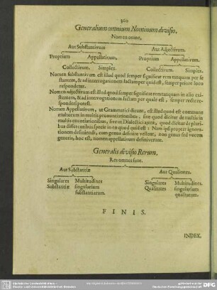 Generalis divisio Rerum