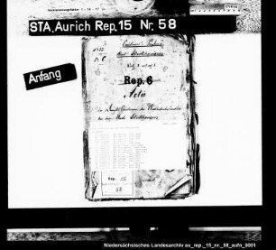 Die Kautionen der Amtsunterbedienten, Amt Stickhausen