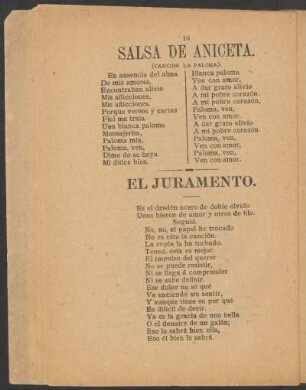 El juramento.