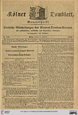 Nr. 141 (21.11.1856)