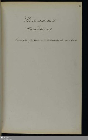 Kirchenbibliothek zu Kleinröhrsdorf