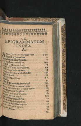 Epigrammatum Index.