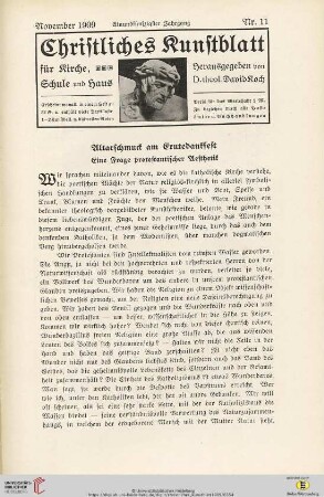 Nr. 11 (November 1909)