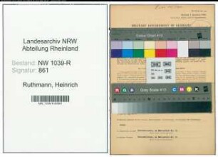 Entnazifizierung Heinrich Ruthmann , geb. 11.08.1907 (Angestellter)
