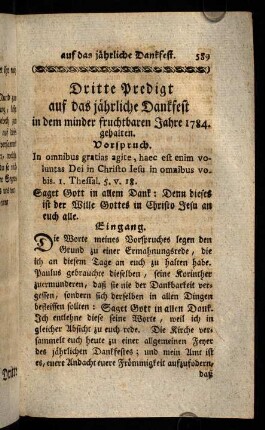589-599, Dritte Predigt.