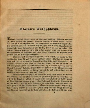 Ueber Platon's Euthyphro : (Programm mit Schulnachrichten)