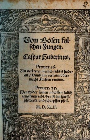 Von Bösen falschen Zungen