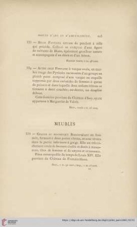 Meubles (Nr. 335 - 375)