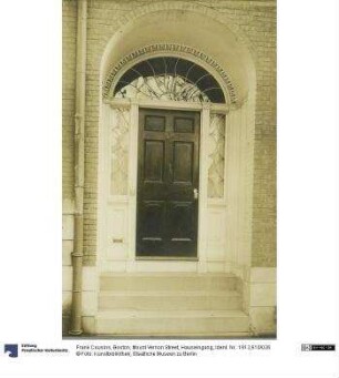 Boston, Mount Vernon Street, Hauseingang