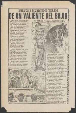 Nuevos y divertidos versos de un valiente del bajío a sus valedores