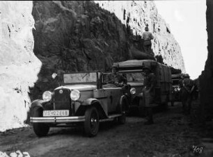 Südliches Afrika. Schwierige Autopassagen, 1931