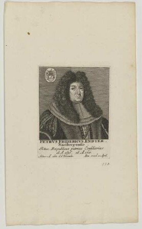 Bildnis des Petrvs Fridericvs Endter