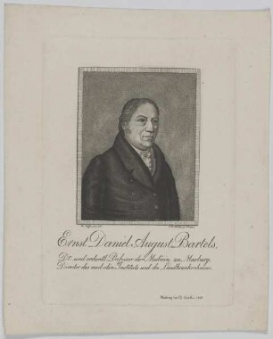 Bildnis des Ernst Daniel August von Bartels