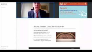 Welche virtuelle Lehre brauchen wir?